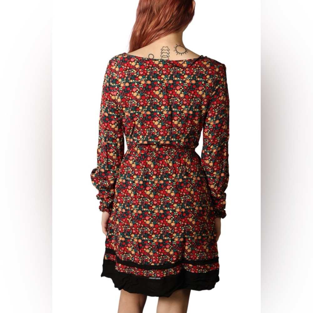 Women's LC Lauren Conrad Long Sleeve Floral Dress - S - Picture 6 of 9